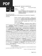 Solicita Se Resuelva Apelación Sentencia - Se Declare Infundada La Apelación y Se Confirme Sentencia