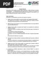 Temario Examen Parcial