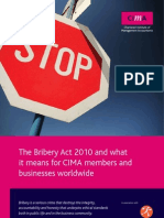 Bribery Act CIMA 2010