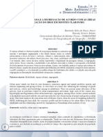 A Mobilidade Urbana e A Segregacao de Acordo Com As Areas de Ponderacao Do Ibge em Montes Clarosmg