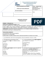 Evaluación Civilización Inca 4° A-B