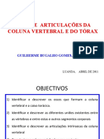 5 - Ossos e As Articulações Da Coluna Vertebral e Do Tórax