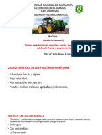 Semana 7, Práctica, El Tractor Características Generales, Partes, Mecanismos de Salida, de Fuerza y Acoplamiento