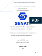 Optimizacion Del Sistema Electrico y Tablero de Distribucion de La Empresa Indell Sac