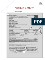 Comment Lire Et Analyser Un Contrat de Crédit