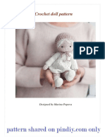 Crochet Doll Pattern: Designed by Marina Popova