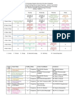 Time Table - Level 1 Semester I - CT-ET-MMT-Academic Year 2019-2020 - 30-07-2021