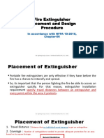 Fire Extinguisher Placement and Design Procedure