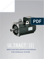 Servo Motor'S Instruction Manual For Hydraulic System