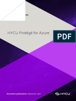 HYCU Protégé For Azure: Implementation Guide