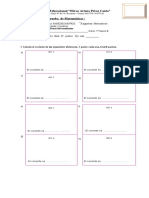 Prueba Sumatoria 2 de Matematicas