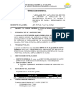 TDR N°004 - Ser. de Alquiler de Baños Quimicos - C.N. N°1579