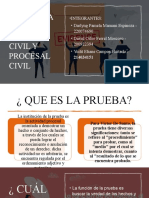 La Prueba en El Derecho Civil y Procesal