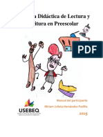 Propuesta Didáctica de Lectura y Escritura en Preescolar - Manual Del Participante