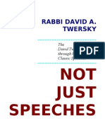 Not Just Speeches - Volume I