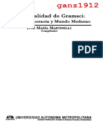 MARTINELLI, J. M. (Comp.) - La Actualidad de Gramsci (Poder, Democracia y Mundo Moderno) (OCR) (Por Ganz1912)