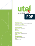 Actividad 2 - Formulacion y Evaluacion de Proyectos de Invercion