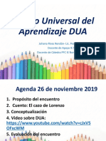 Diseño Universal Del Aprendizaje (DUA)