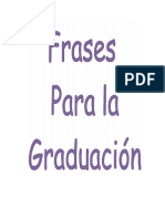 Frases para Graduacion