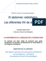 El Abdomen Radiológico. Los Diferentes RX de Abdomen