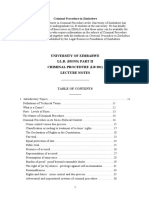 Criminal Procedure Lecture Notes