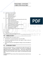 Unit 9 Social Welfare: Concept, Approaches and Policies : Structure