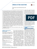 Diagnosis and Surveillance of Late-Onset Fetal Growth Restriction