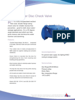 Swing Check Valve Rubber Disc