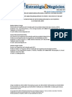 Análise Envoltória de Dados (Dea) Aplicada A Portos o Estado Da Arte