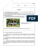 Atividade de Geografia Nº 04 3º Ano 22 A 26 06