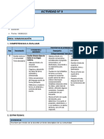 1° Grado - Actividad Del Dia 18 de Agosto