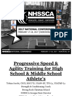 Jacobi Progressive Speed Agility Training For High School Middle School Athletes