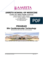 Amrita School of Medicine: BSC Cardiovascular Technology