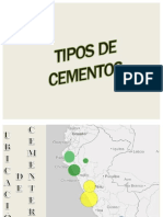 Tipos de Cementos