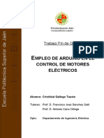 Empleo de Arduino en El Control de Motores Electricos