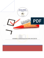 MODULO - Rubricas de Evaluacion Docente