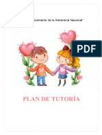 Plan de Tutoria 2022 Inicial