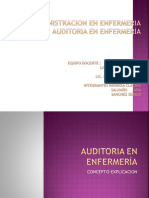 Auditoria EN ENFERMERIA