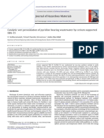 Catalytic Wet Peroxidation of Pyridine Bearing Wastewater by Cerium Supported SBA-15