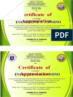 Certificates For Parents