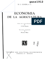 Economía de La Agricultura R. L. Cohen