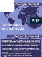 Sociologia, Generalidades