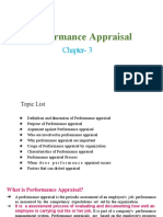 Performance Appraisal: Chapter-3