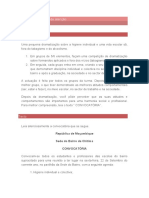 Textos de Chamada de Atenção - A Convocatória e Estudo de Preposicoes