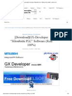 (Download) GX-Developer - Mitsubishi PLC - Software (Real 100%)