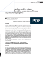 Lana de Souza Cavalcanti - O Ensino de Geografia e Cenários Urbanos Cotidianos - Laboratórios para o Desenvolvimento Do Pesamento Geográfico