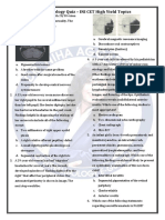 Ophtha Quiz - INI CET High Yield Topics