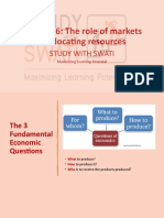 Chapter 6 The Role of Markets in Allocating Resources