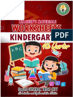 4th Quarter Worksheet Kinder