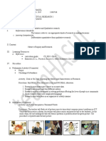 I. Objectives: A. Content Standards: B. Performance Standards: C. Learning Competencies